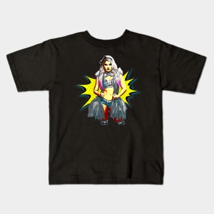 Alexa Twisted Bliss // Retro Comics Style Kids T-Shirt